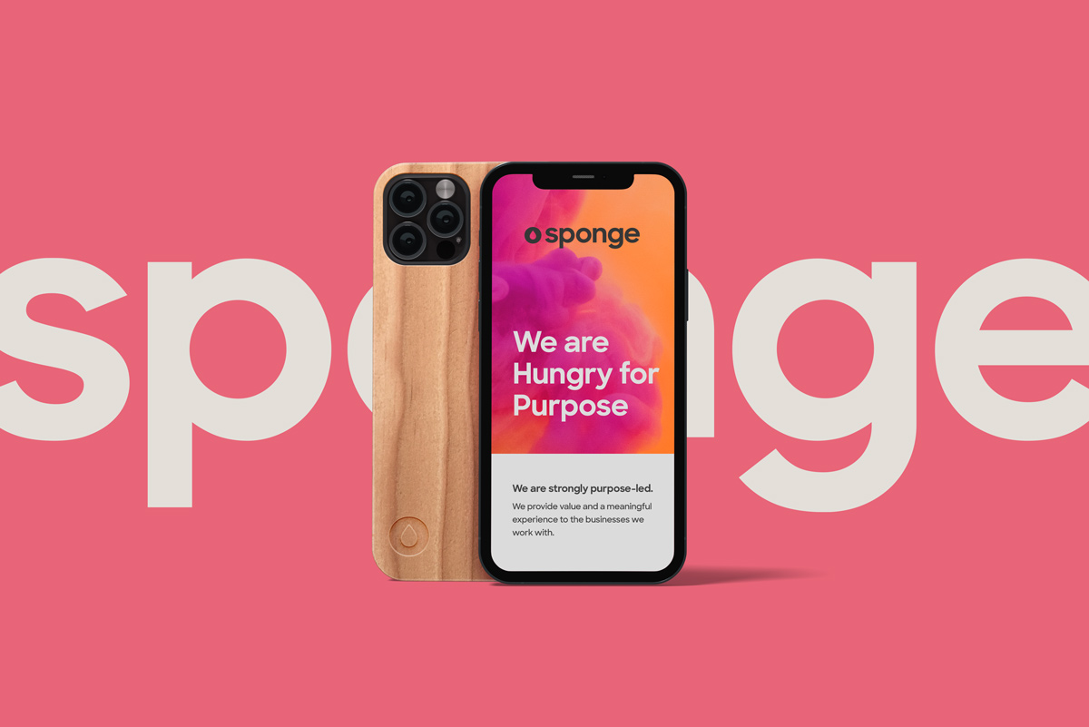 Sponge Branding Phone Layout