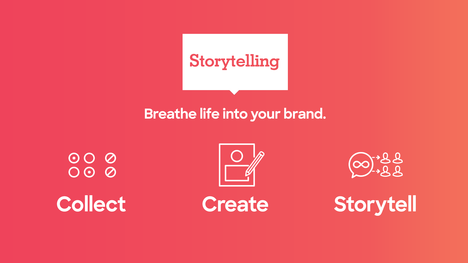 Storytelling framework